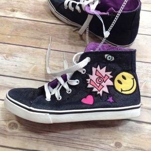 High Top Emoji Sneakers